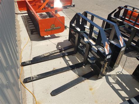 kubota skid steer attach forks|land pride attachments for kubota.